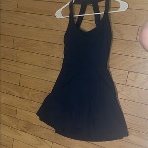 HALARA navy Sleeveless Dress